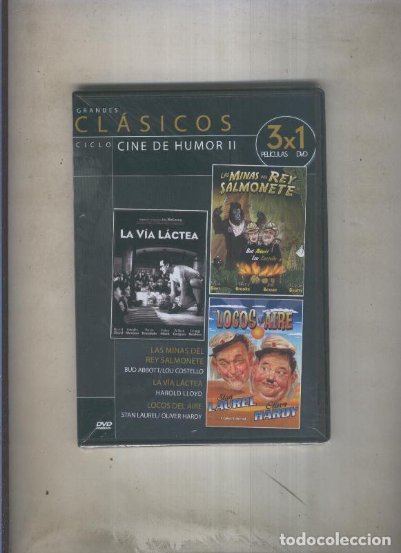 Sammeln von Zeitschriften und Zeitungen: DVD: 3x1: Las minas del rey salmonete, La via lactea, Locos del aire - Varios