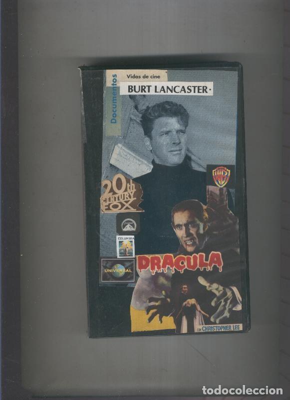 Coleccionismo de Revistas y Peri&oacute;dicos: Video VHS: Documental de Burt Lancaster y En busca de Dracula - Varios