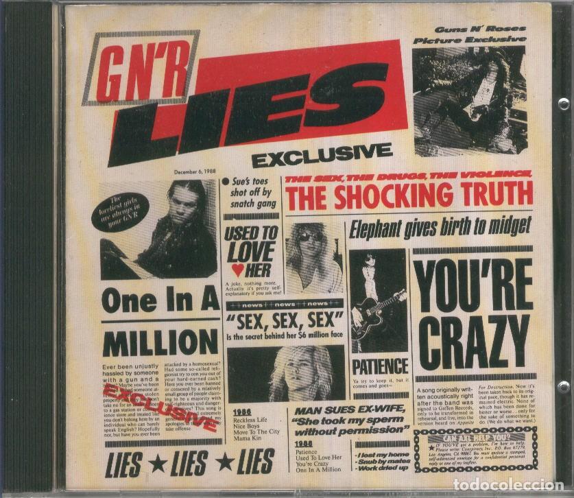 Coleccionismo de Revistas y Peri&oacute;dicos: Cd Musica: GUNS N ROSES � LIES - Guns n roses