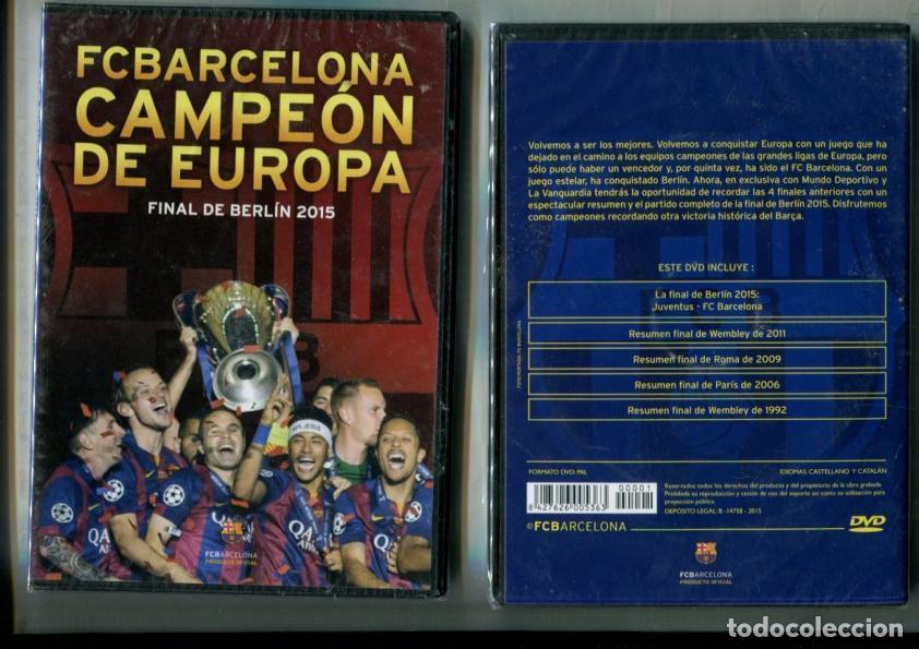 Coleccionismo de Revistas y Peri&oacute;dicos: DVD: FC Barcelona Campeon de Europa: Final de Berlin 2015