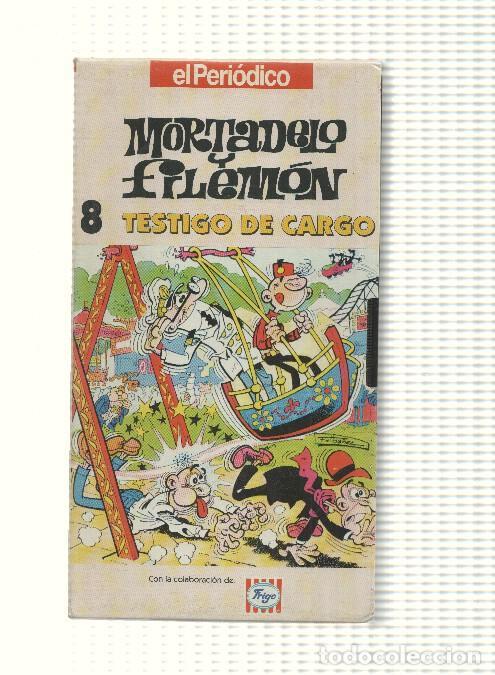 Colecionismo de Revistas e Jornais: VHS, El Periodico num 08: Mortadelo y Filemon - Testigo de cargo. Con la colaboracion de Frigo