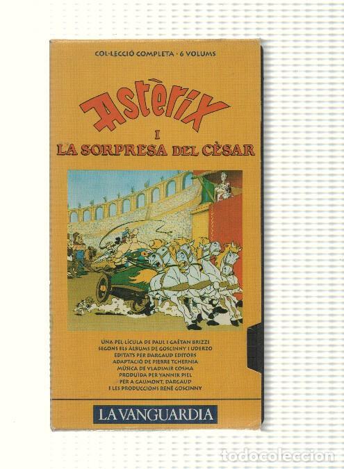 Colecionismo de Revistas e Jornais: VHS La Vanguardia: num 4, Asterix i la sorpresa del Cesar. IVS