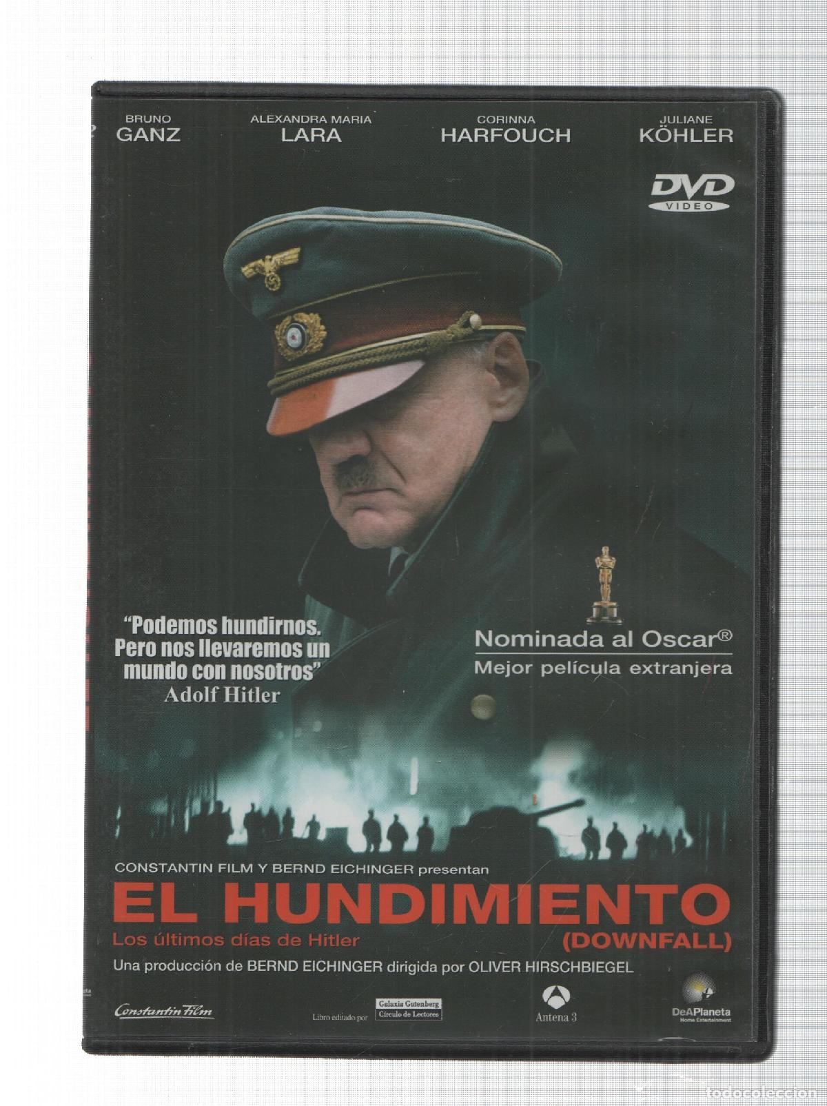 Colecionismo de Revistas e Jornais: DVD: El Hundimiento. Los ultimos dias de Hitler. Constantin Film, DeAplaneta, Antena 3