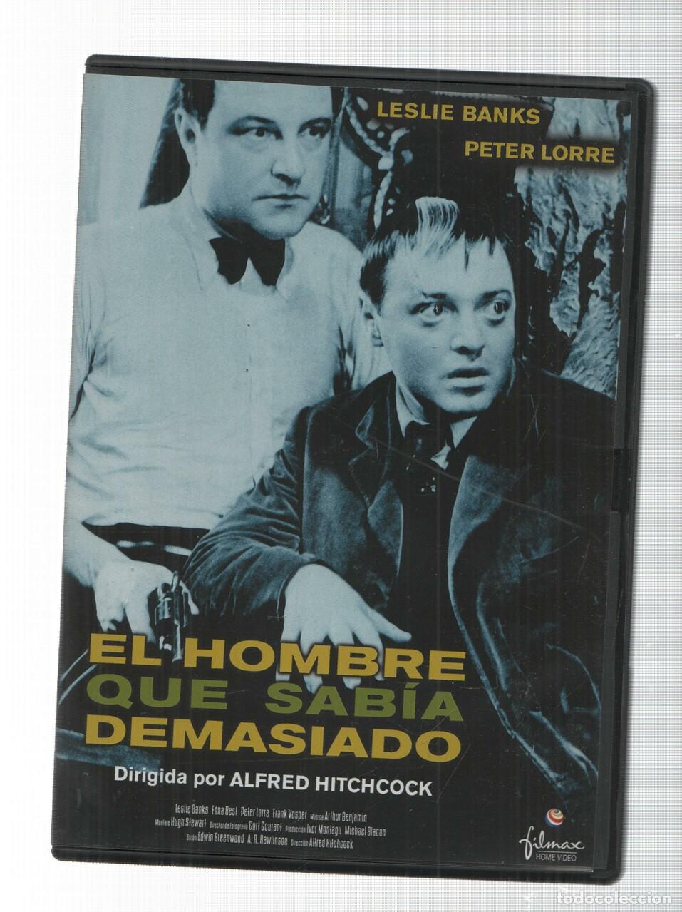 Coleccionismo de Revistas y Peri&oacute;dicos: DVD: El hombre que sabia demasiado - Alfred Hitchcock. Filmax
