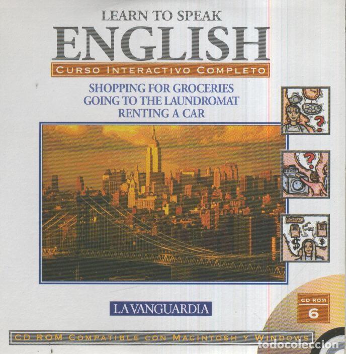 Collectionnisme de Revues et Journaux: CD-ROM: Curso interactivo: LEARN TO SPEAK ENGLISH, No.06: SHOPPING FOR GROCERIES - La Vanguardia