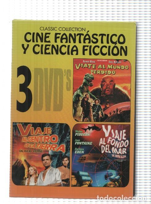 Coleccionismo de Revistas y Peri&oacute;dicos: Cine Fantastico y Ciencia Ficcion 3 DVDs: Viaje al Mundo Perdido (1977), Viaje al centro de la Tierr