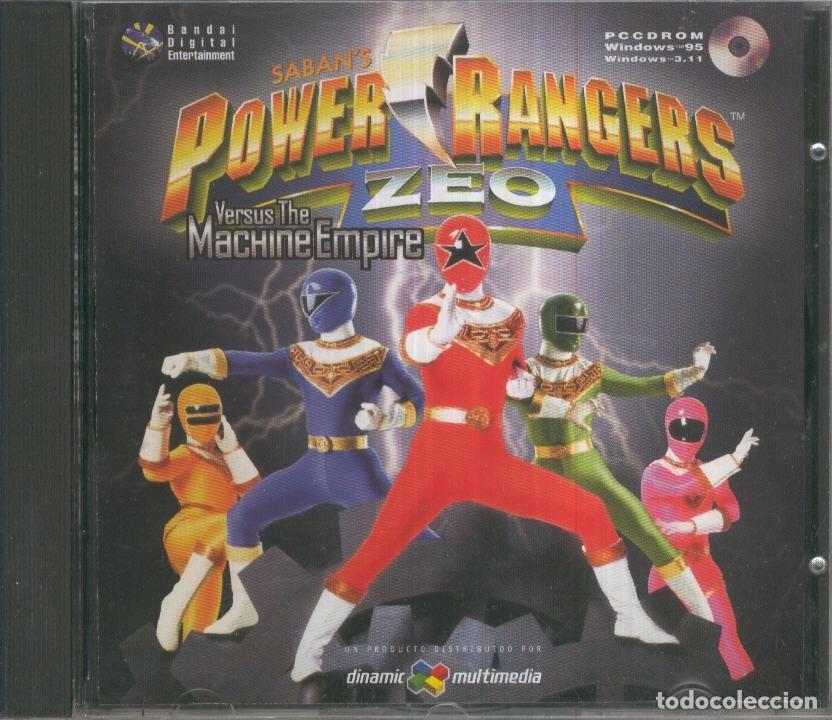 Collectionnisme de Revues et Journaux: CD- Juegos Clasicos PC: POWER RANGERS ZEO - Veersus Machine Empire (PC Game 1995) - BANDAI