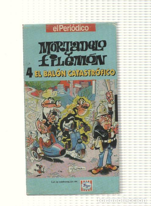 Collezionismo di Riviste e Giornali: VHS, El Periodico num 04 (num 2 atras): Mortadelo y Filemon - El balon catastrofico. Con la colabora