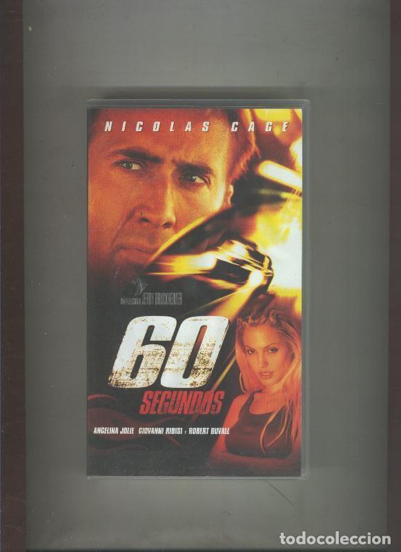 Collezionismo di Riviste e Giornali: Video VHS: 60 segundos (Nicolas Gage-Angelina Jolie) - Varios