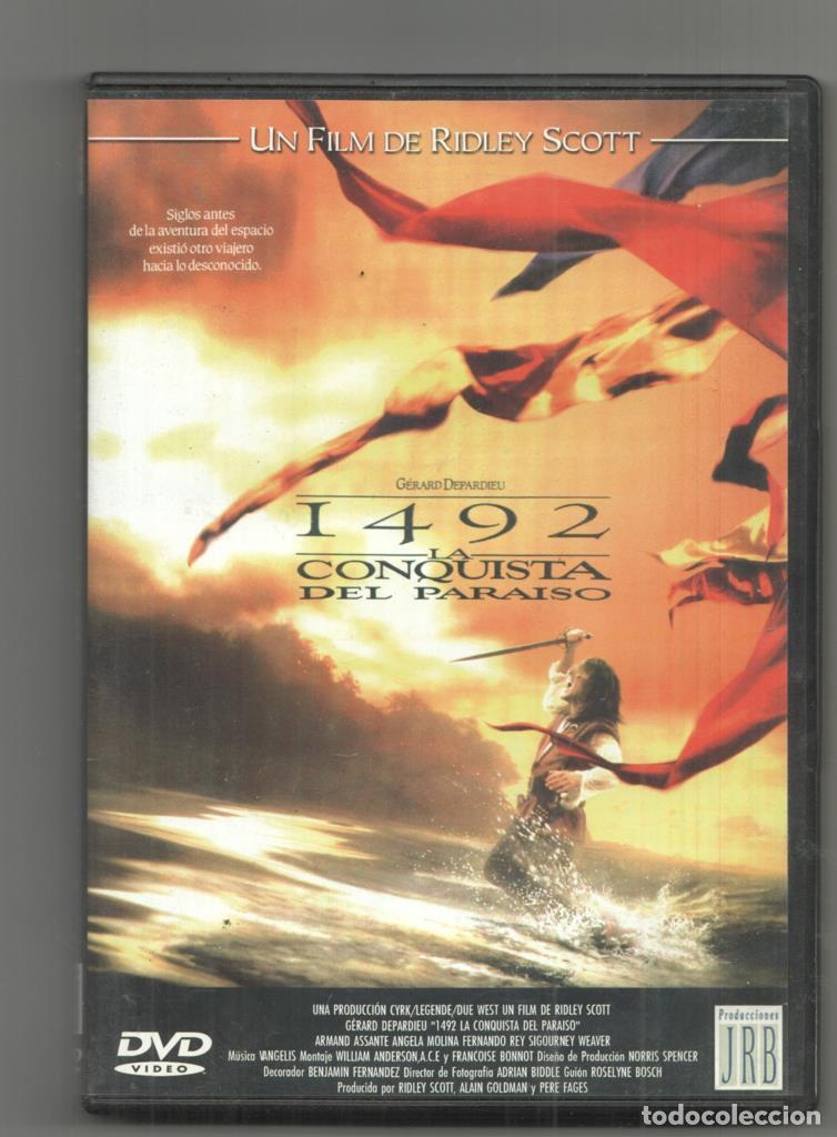 Coleccionismo de Revistas y Peri&oacute;dicos: DVD pelicula: 1942 la conquista del paraiso. Un film de Ridley Scott, interpreta: Gerard Depardieu -
