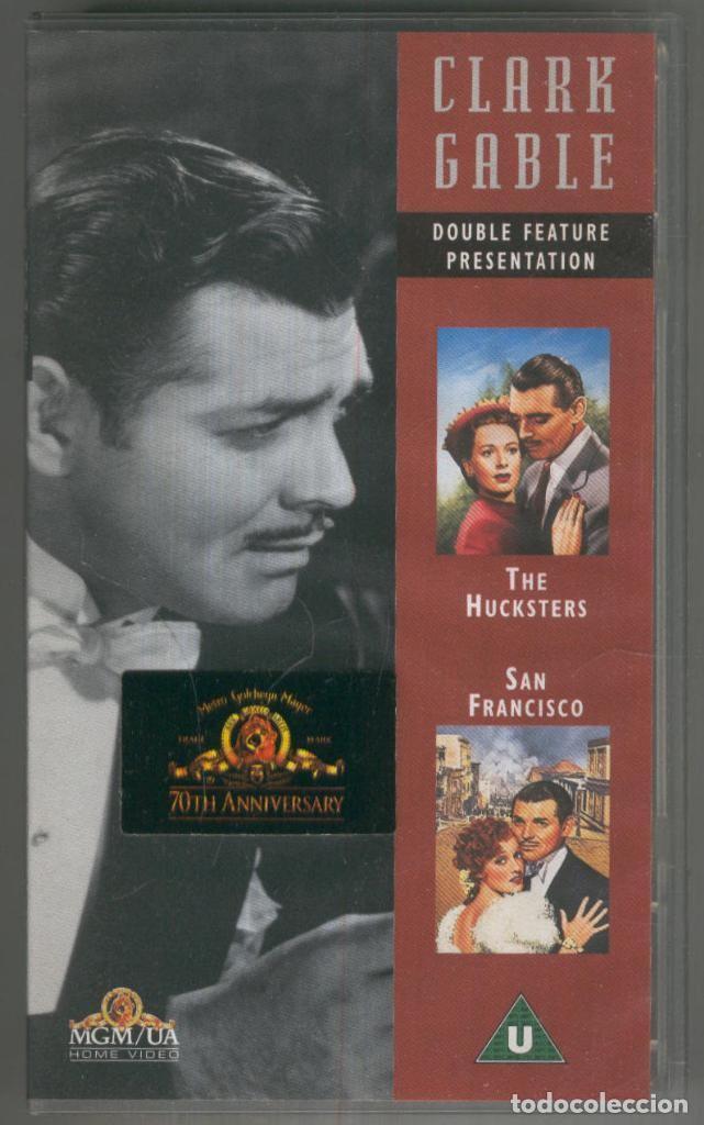 Collection Magazines and Newspapers: VHS Cine: CLARK GABLE - Double Feature Presentation. THE HUCKSTERS y SAN FRANCISCO - Clark Gable