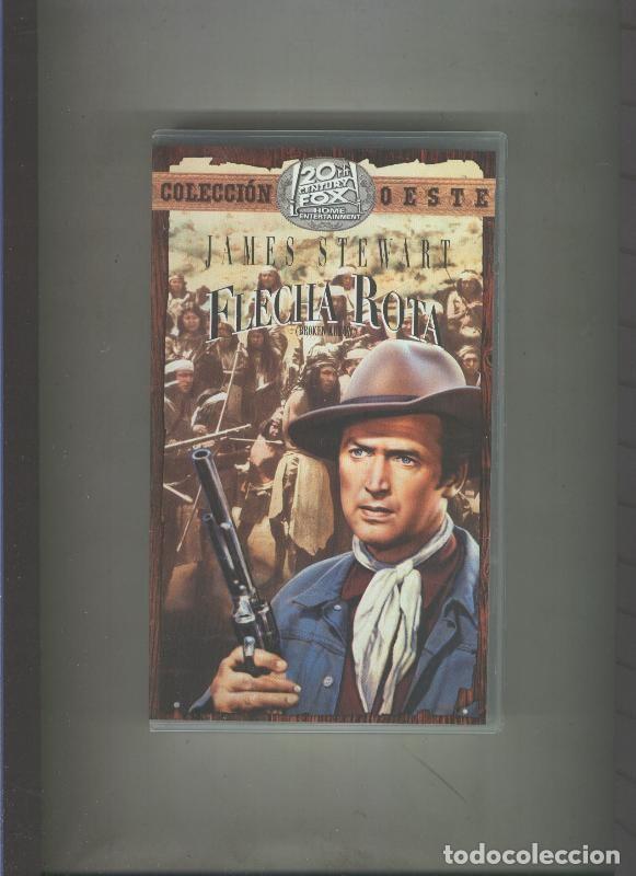 Coleccionismo de Revistas y Peri&oacute;dicos: Video VHS: Flecha rota (James Stewart) - Varios