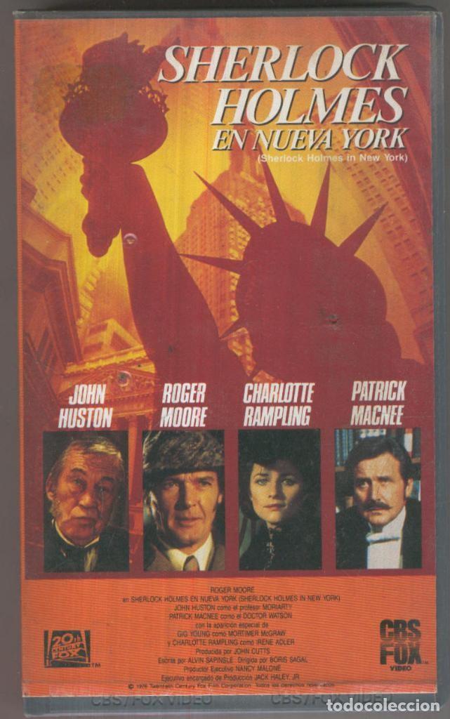 Coleccionismo de Revistas y Peri&oacute;dicos: VHS Cine: SHERLOCK HOLMES EN NUEVA YORK - Boris Sagal