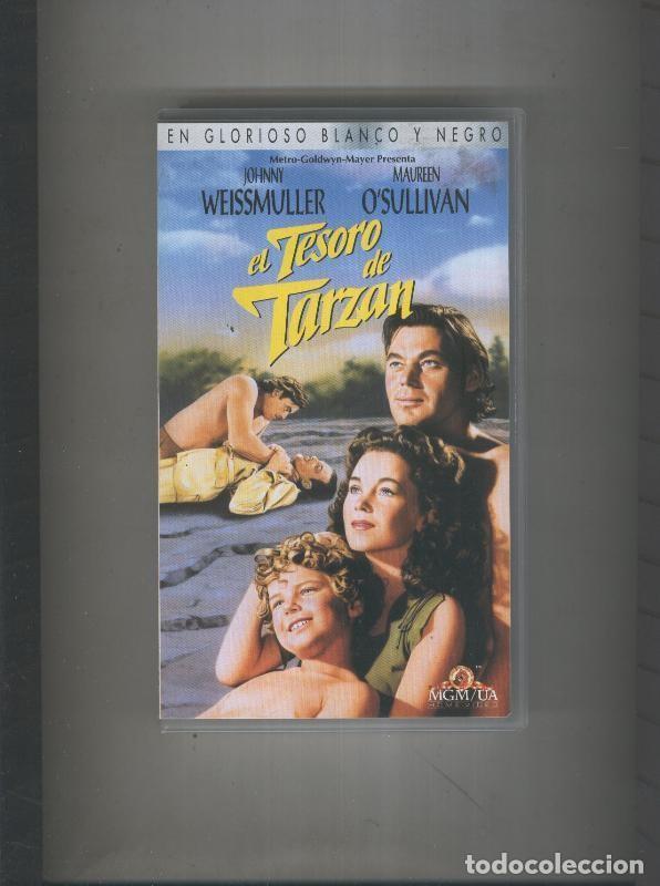 Coleccionismo de Revistas y Peri&oacute;dicos: Video VHS: El tesoro de Tarzan (Johnny Weissmuller) - Varios