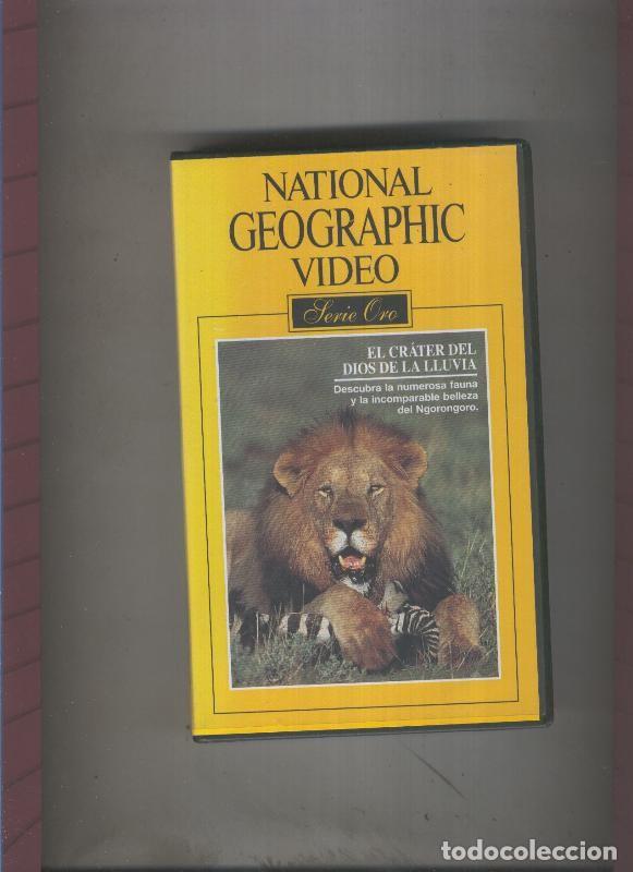 Coleccionismo de Revistas y Peri&oacute;dicos: Video VHS: National Geographic Video serie oro numero 24: El crater del dios de la lluvia - Varios