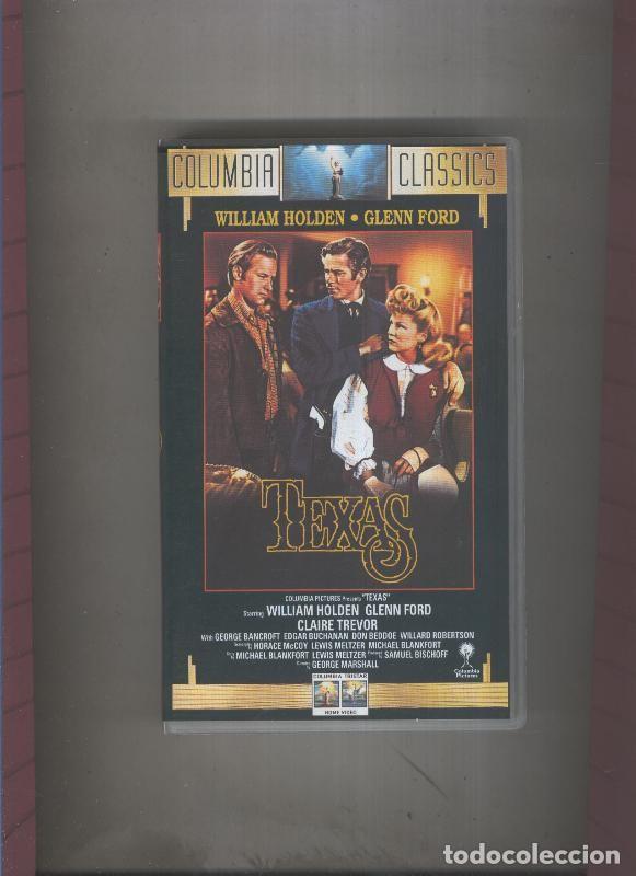 Coleccionismo de Revistas y Peri&oacute;dicos: Video VHS: Texas con William Holden y Glenn Ford - Varios