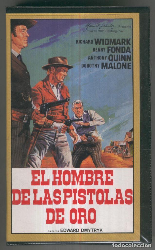 Coleccionismo de Revistas y Peri&oacute;dicos: VHS Cine: EL HOMBRE DE LAS PISTOLAS DE ORO - Edwars Dmytryk