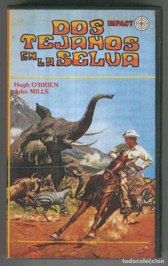 Coleccionismo de Revistas y Peri&oacute;dicos: VHS Cine: DOS TEJANOS EN LA SELVA - Hugh O,Brien
