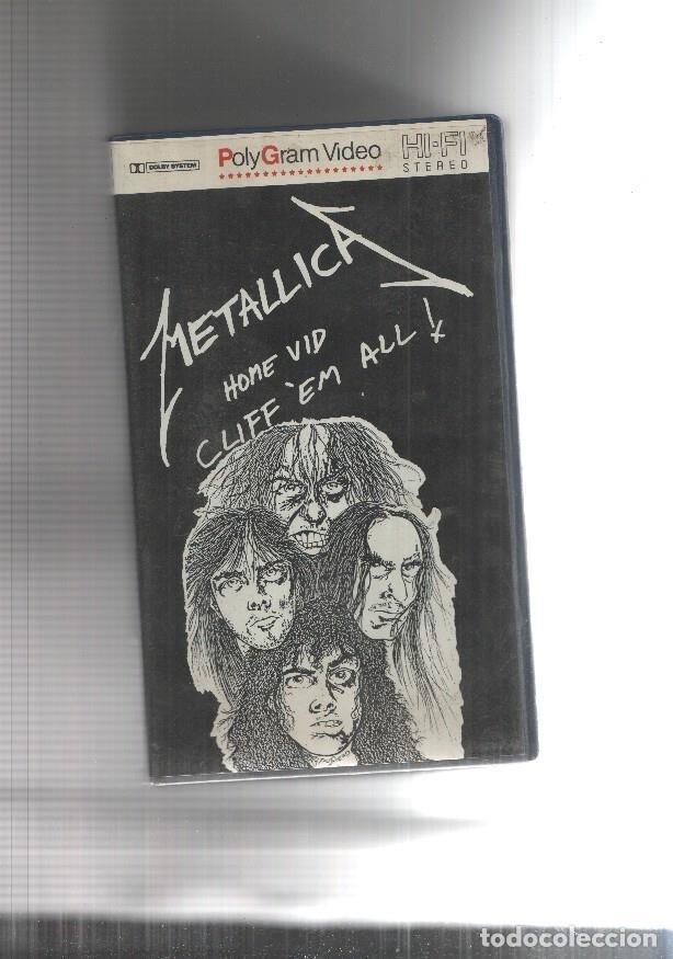 Coleccionismo de Revistas y Peri&oacute;dicos: VIDEO VHS: Metallica Home Vi Cliff em all - Metallica