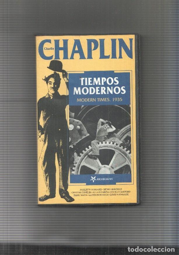 Sammeln von Zeitschriften und Zeitungen: Video VHS: Tiempos modernos (Chaplin) - Charles Chaplin
