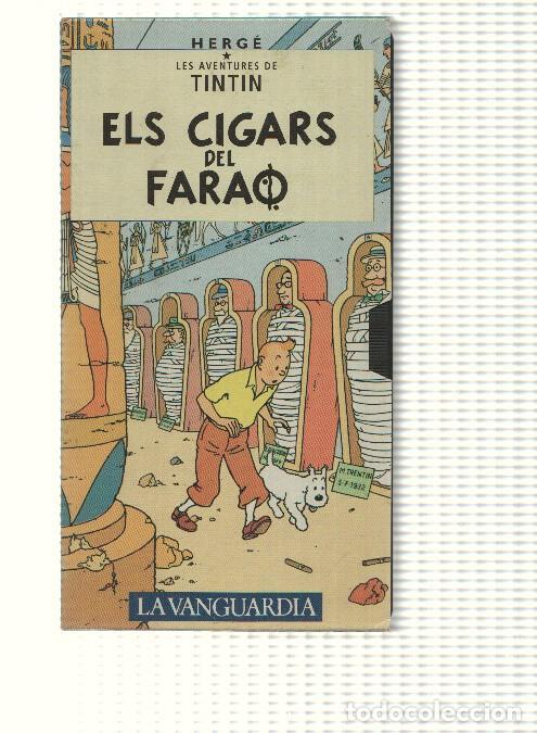 Sammeln von Zeitschriften und Zeitungen: VHS La Vanguardia: num 10 - Les Aventures de Tintin. Els cigars del Farao. Herge - NULL