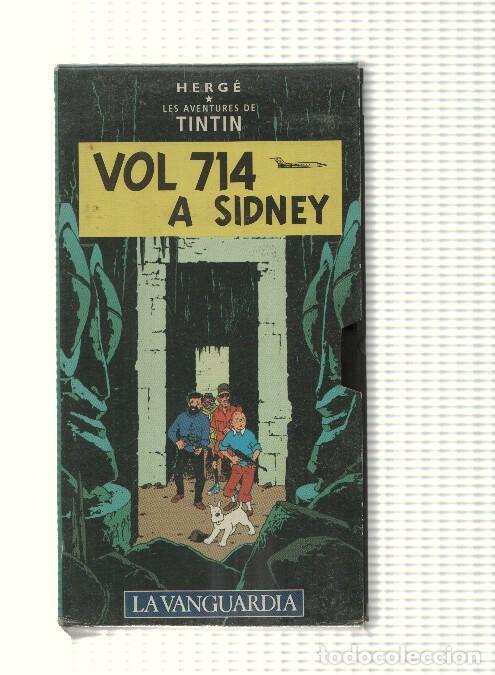 Sammeln von Zeitschriften und Zeitungen: Tintin: VHS La Vanguardia: num 07 - Les Aventures de Tintin. Vol 714 a Sidey. Herge - NULL