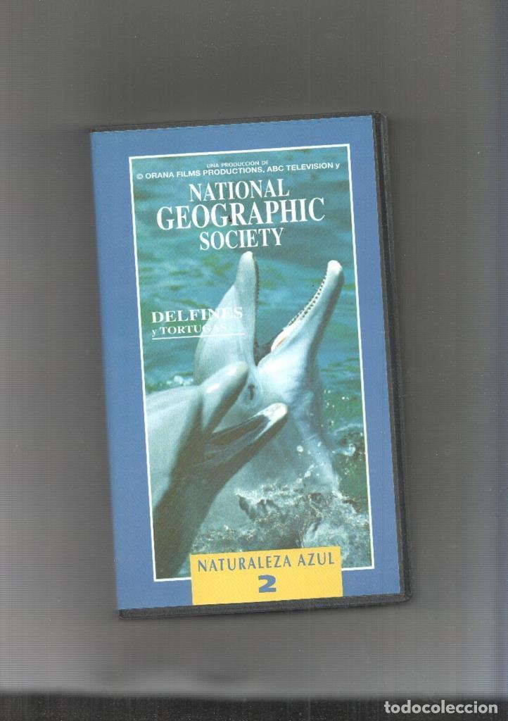 Collectionnisme de Revues et Journaux: Video Vhs: National Geographic Society numero 02: Delfines y tortugas - Ron taylor