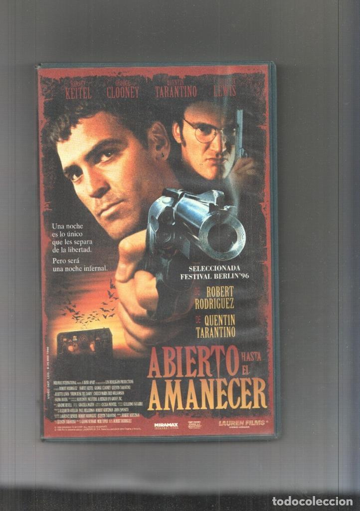 Sammeln von Zeitschriften und Zeitungen: Video VHS: Abierto hasta el amanecer - Robert Rodriguez