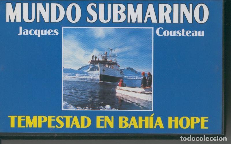 Coleccionismo de Revistas y Peri&oacute;dicos: Video VHS: Jacques Cousteau: Mundo Submarino numero 28: Tempestad en bahia Hope - Varios