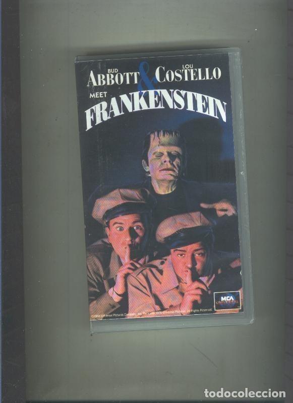 Coleccionismo de Revistas y Peri&oacute;dicos: Video VHS: Frankenstein (Bud Abbott y Lou Costello) - Varios