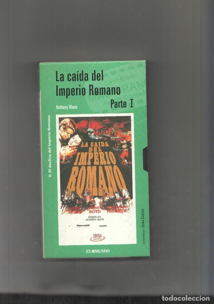 Coleccionismo de Revistas y Peri&oacute;dicos: Video VHS: La caida del imperio Romano - Anthony Mann