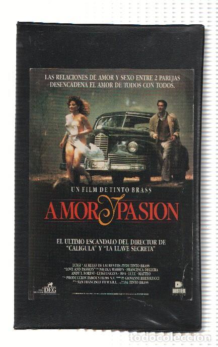 Colecionismo de Revistas e Jornais: Pelicula VHS: AMOR Y PASION - Tinto Baass - Tinto Brass
