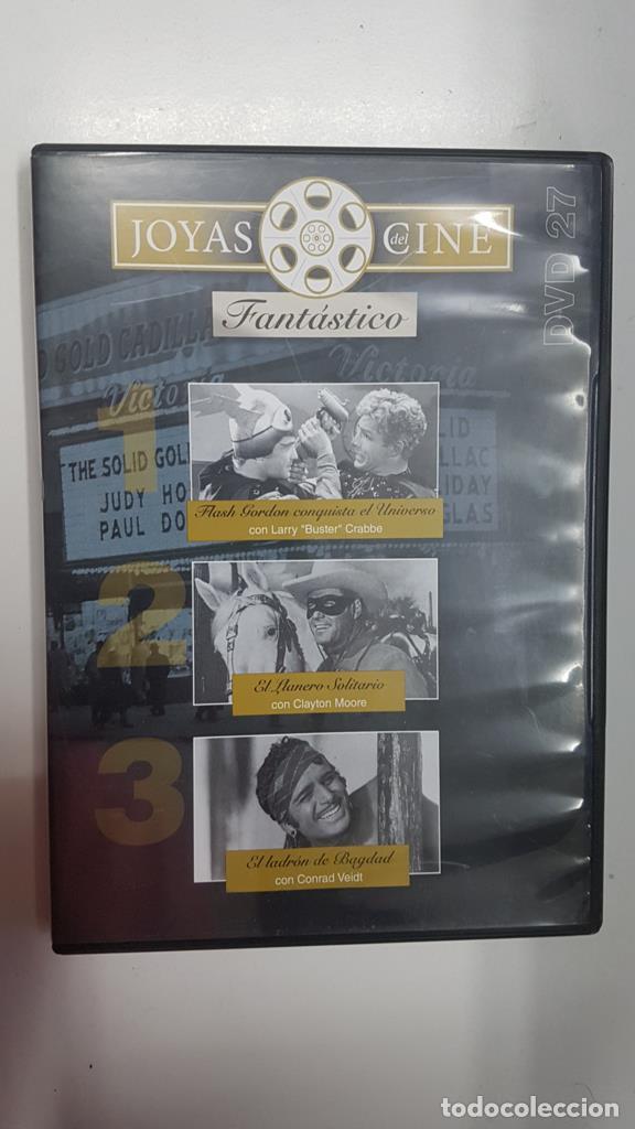 Collectionnisme de Revues et Journaux: DVD pelicula: Joyas de Cine DVD 27. Fantastico. Incluye las 3 siguientes peliculas: Flash Gordon con