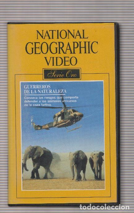 Sammeln von Zeitschriften und Zeitungen: Pelicula VHS: NATIONAL GEOGRAPHIC, Serie Oro - Numero 32: Guerreros de la Naturaleza - National Geog