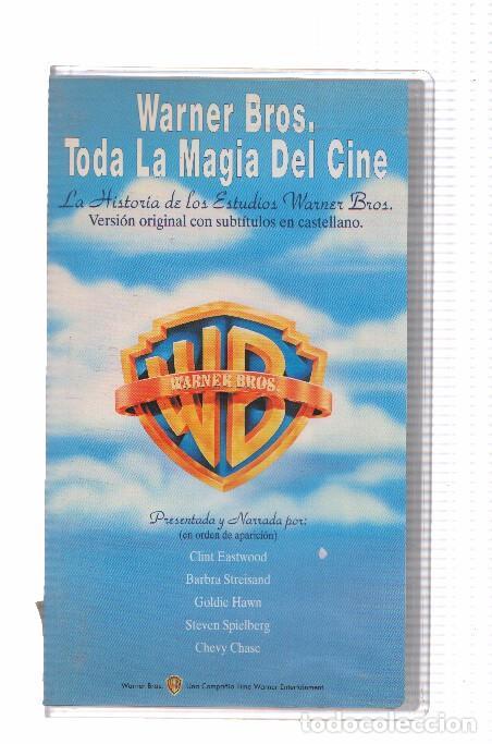 Coleccionismo de Revistas y Peri&oacute;dicos: Pelicula VHS: WARNER BROS, TODA LA MAGIA DEL CINE : La Historia de los Estudios Warner Bros. - Rober