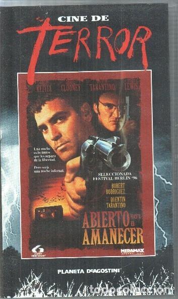 Sammeln von Zeitschriften und Zeitungen: Pelicula VHS: ABIERTO HASTA EL AMANECER - Cine de Terror Vol. 1 - Robert Martinez / Quentin Tarantin