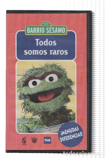 Coleccionismo de Revistas y Peri&oacute;dicos: Serie VHS: BARRIO SESAMO, Numero 04: TODOS SOMOS RAROS - SESAME WORKSHOP /TVE