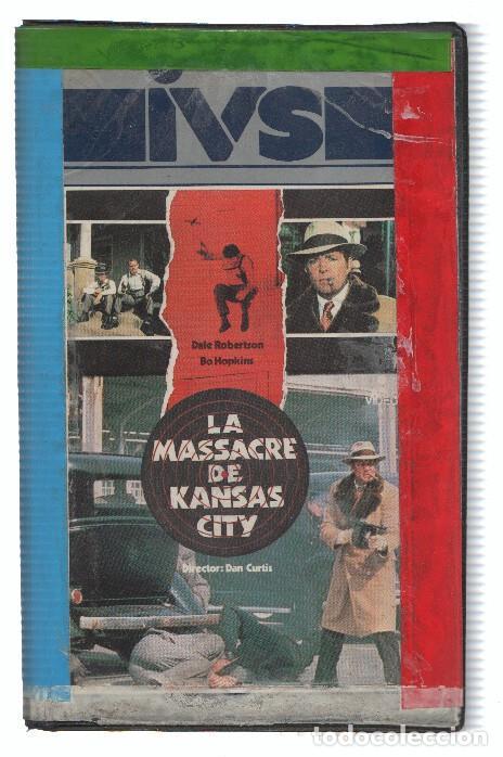 Coleccionismo de Revistas y Peri&oacute;dicos: Pelicula VHS: LA MASACRE DE KANSAS CITY - Dan Curtis - Dan Curtis