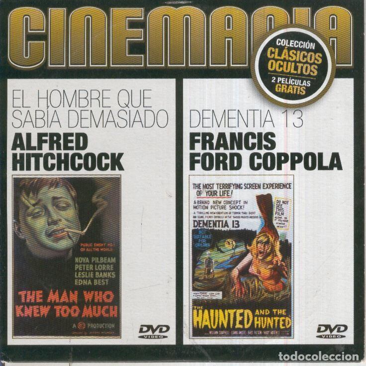 Collection Magazines and Newspapers: DVD Cine: Cinemania Clasicos Ocultos - EL HOMBRE QUE SABIA DEMASIADO y DEMENTIA 13 - Alfred Hitchcoc