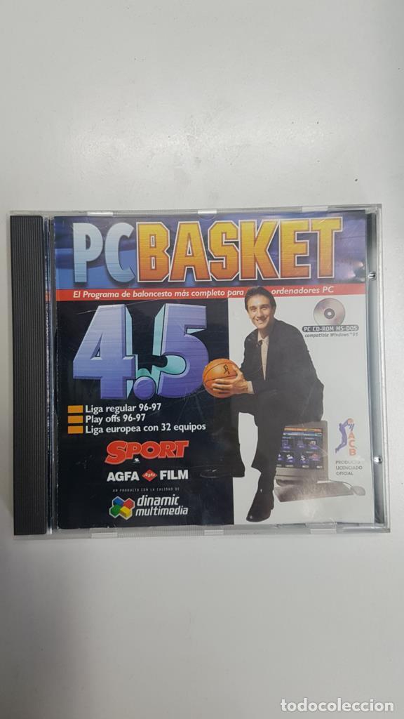 Coleccionismo de Revistas y Peri&oacute;dicos: CD Juego PC: PC Basket 4.5, liga 96-97. El Programa de Super-Epi. Producto licenciado oficial ACB -