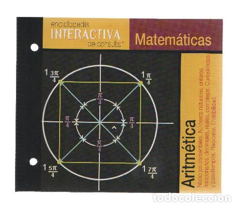 Collectionnisme de Revues et Journaux: CD-Rom: ARITMETICA: Ciencias experimentales (Enciclopedia Interactiva de Consulta de EL PERIODICO) -