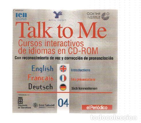 Collectionnisme de Revues et Journaux: CD-Rom: Curse de Idiomas TALK TO ME Numero 04: Introductions - Instituto de Estudios Norteamericanos
