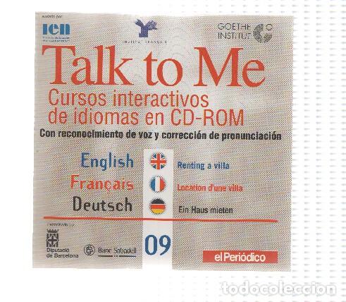 Collectionnisme de Revues et Journaux: CD-Rom: Curse de Idiomas TALK TO ME Numero 09: Renting a villa - Instituto de Estudios Norteamerican