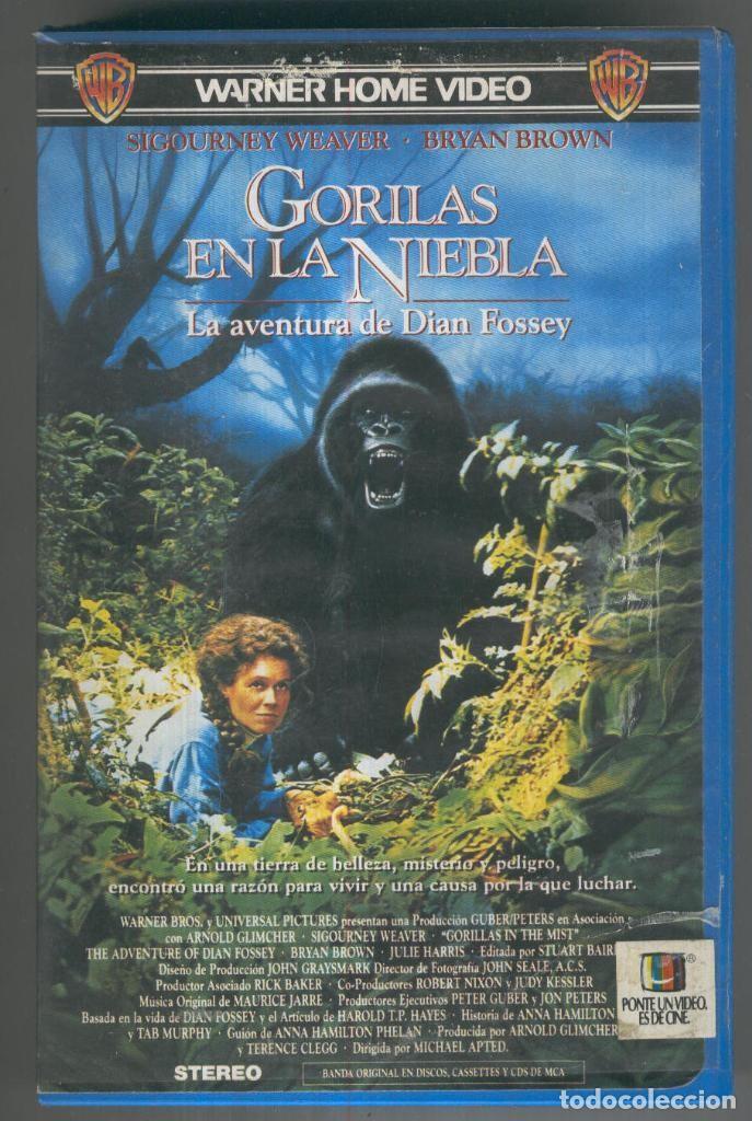 Sammeln von Zeitschriften und Zeitungen: VHS CINE: GORILAS EN LA NIEBLA - Michael Apted - Michael Apted