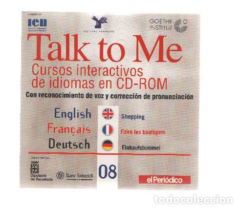 Sammeln von Zeitschriften und Zeitungen: CD-Rom: Curse de Idiomas TALK TO ME Numero 08: Shopping - Instituto de Estudios Norteamericanos