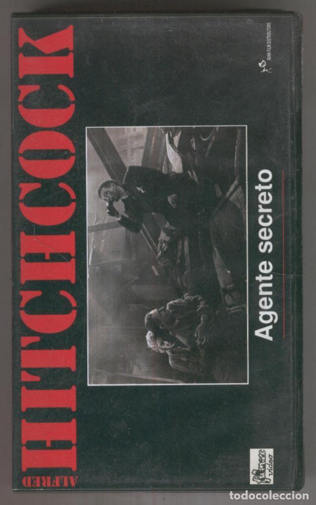 Coleccionismo de Revistas y Peri&oacute;dicos: VHS Cine: Coleccion Alfred Hitchcock No.34 - AGENTE SECRETO - Alfred Hitchcock