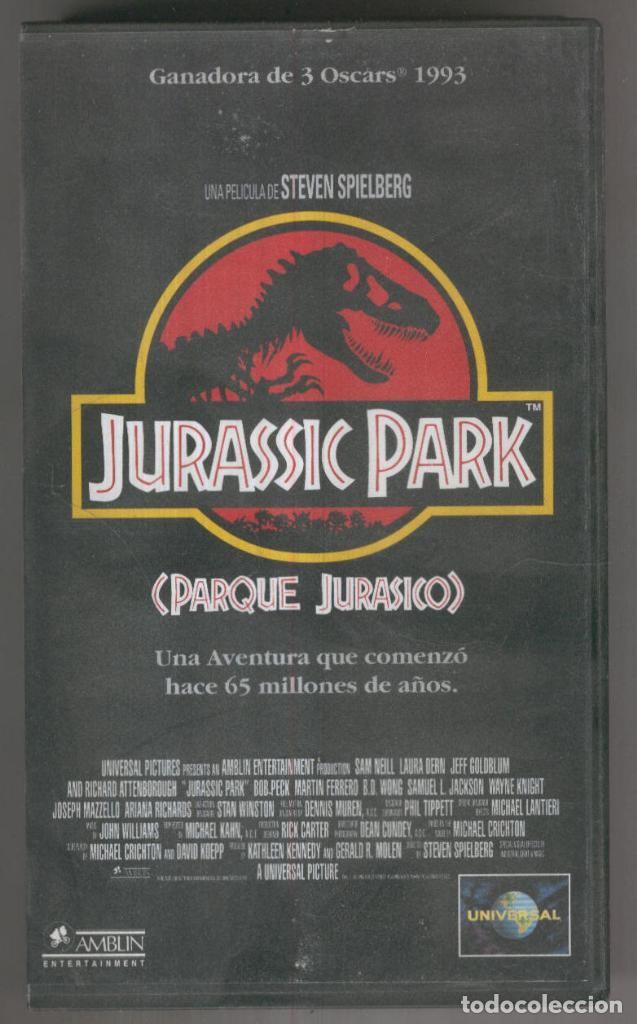 Coleccionismo de Revistas y Peri&oacute;dicos: VHS Cine: JURASSIC PARK, PARQUE JURASICO - Steven Spielberg - Steven Spielberg