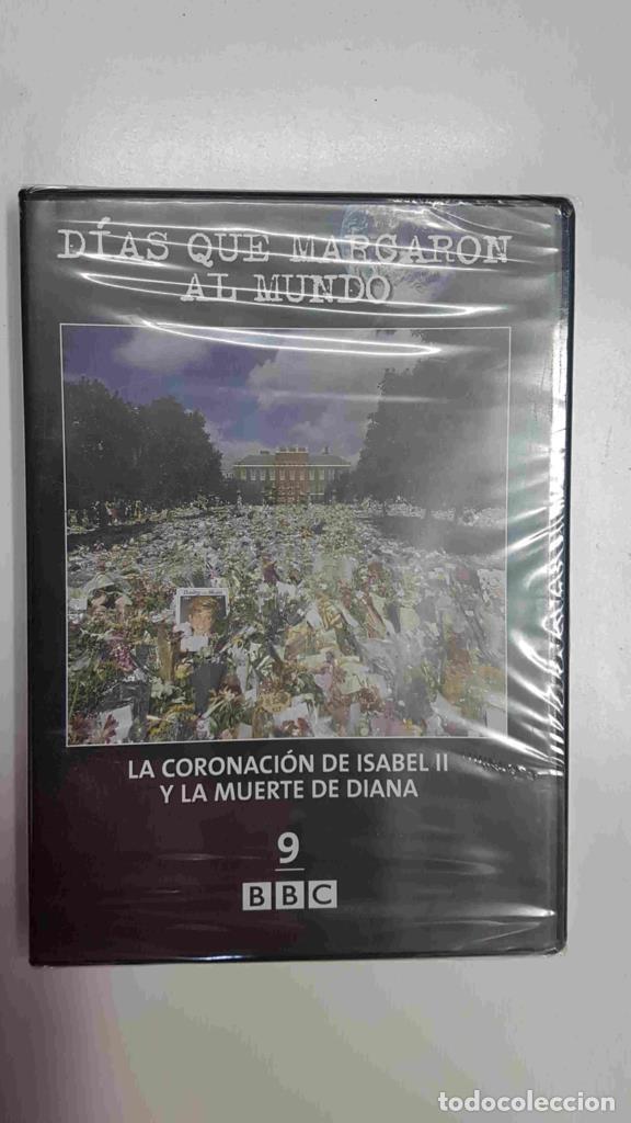 Colecionismo de Revistas e Jornais: DVD Documental: Dias que marcaron al mundo num 09 - La coronacion de Isabel II y la muerte de Diana.