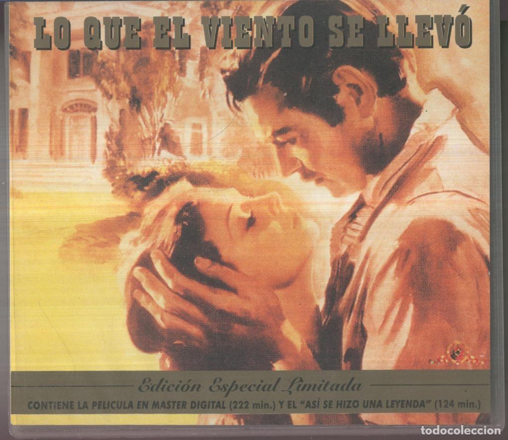 Colecionismo de Revistas e Jornais: VHS Cine: LO QUE EL VIENTO SE LLEVO - Edicion Espacial Limitada - Victor Fleming
