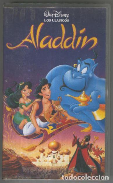Colecionismo de Revistas e Jornais: VHS Cine-Animacion: ALADDIN (Disney) - Walt Disney